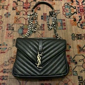 SAINT LAURENT
College medium  leather shoulder bag